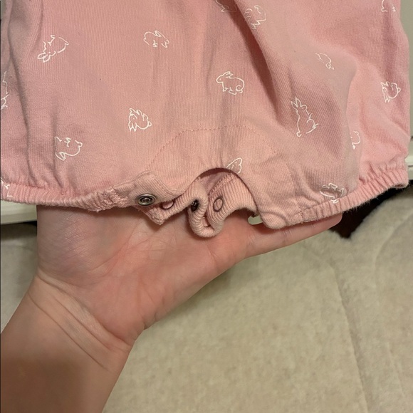 Pink Ruffled Baby Gap Romper - Picture 3 of 4